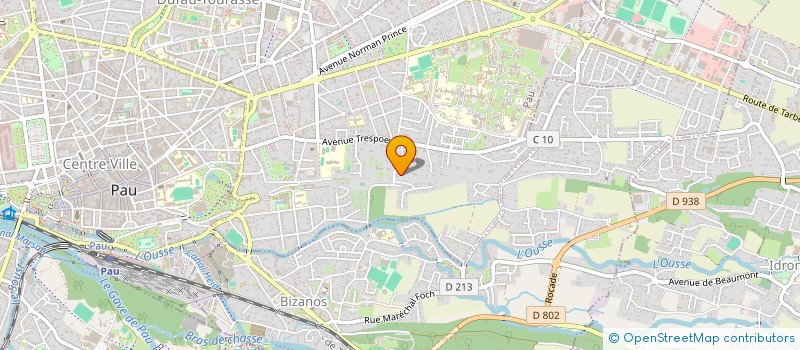 localisation de l'entreprise FONTAINE TRESPOEY à PAU
