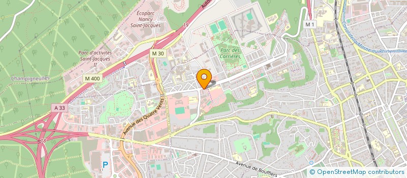 localisation de l'entreprise FONTAINE VOYAGES  NANCY