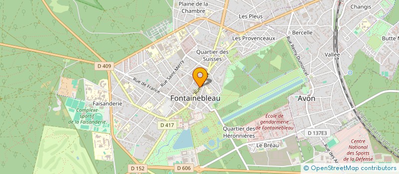 localisation de l'entreprise FONTAINEBLEAU 59  FONTAINEBLEAU