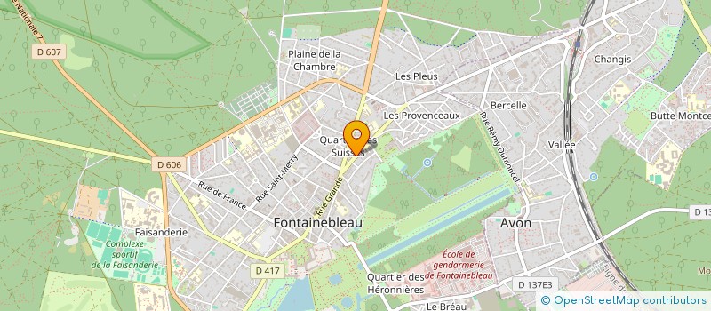 localisation de l'entreprise FONTAINEBLEAU COMPOSANTS  FONTAINEBLEAU