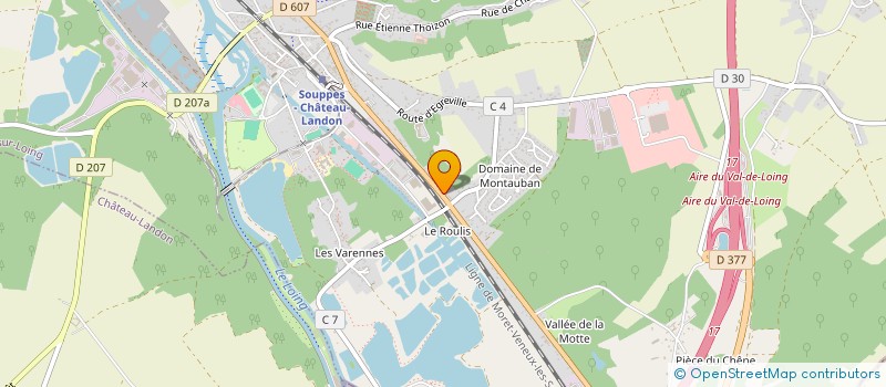 localisation de l'entreprise FONTAINEBLEAU EVENTS  SOUPPES-SUR-LOING