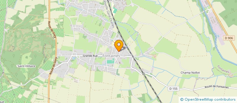 localisation de l'entreprise FONTAINES-PATRIMOINES  FONTAINES