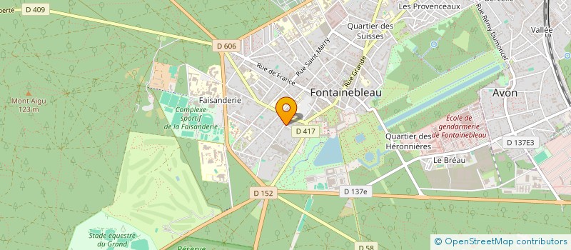 localisation de l'entreprise FONTAINEWARE TECHNOLOGIES à FONTAINEBLEAU