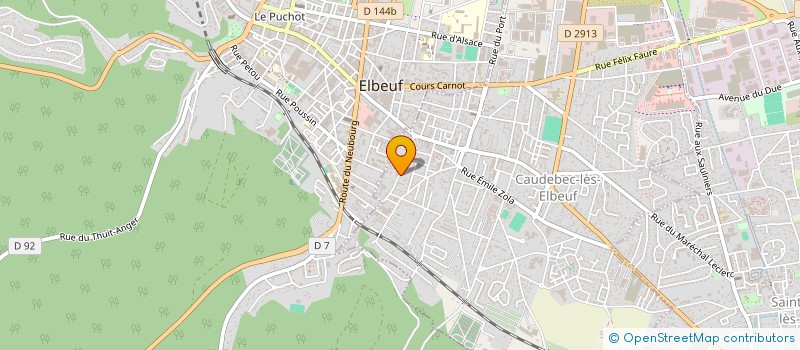 localisation de l'entreprise FONTALU S A à CAUDEBEC-LES-ELBEUF