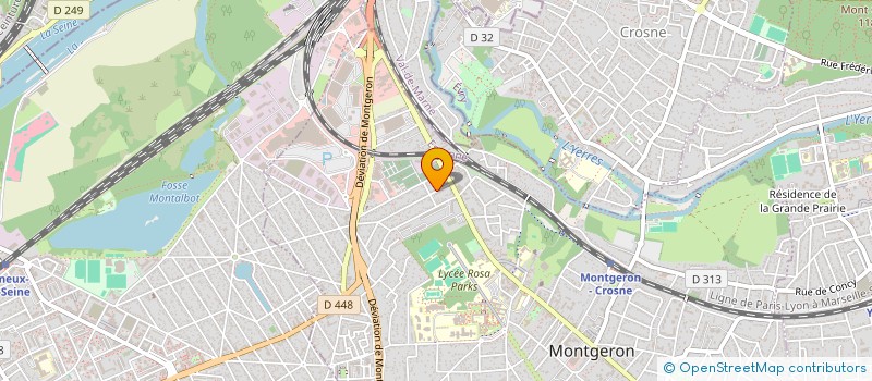 localisation de l'entreprise FONTALVA à MONTGERON