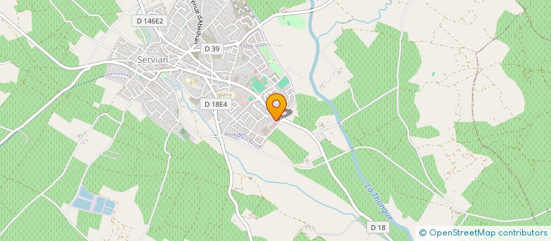 localisation de l'entreprise FONTAMILYS  SERVIAN