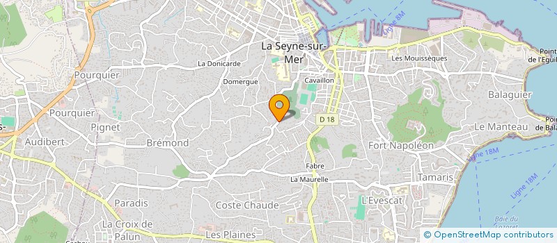 localisation de l'entreprise FONTAN à LA SEYNE-SUR-MER