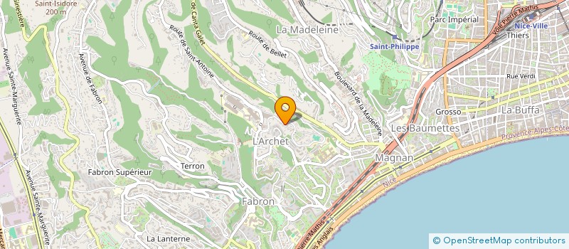 localisation de l'entreprise FONTAN DELEUSE à NICE