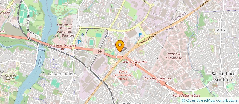 localisation de l'entreprise FONTAN PAICHARD à NANTES