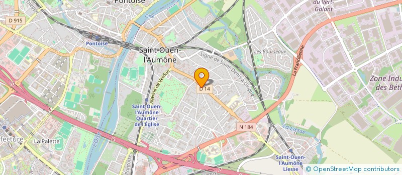 localisation de l'entreprise FONTANA à SAINT-OUEN-L'AUMONE