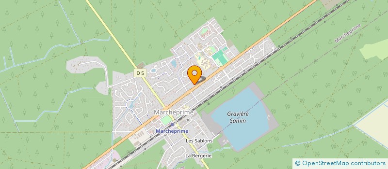 localisation de l'entreprise FONTANA  MARCHEPRIME