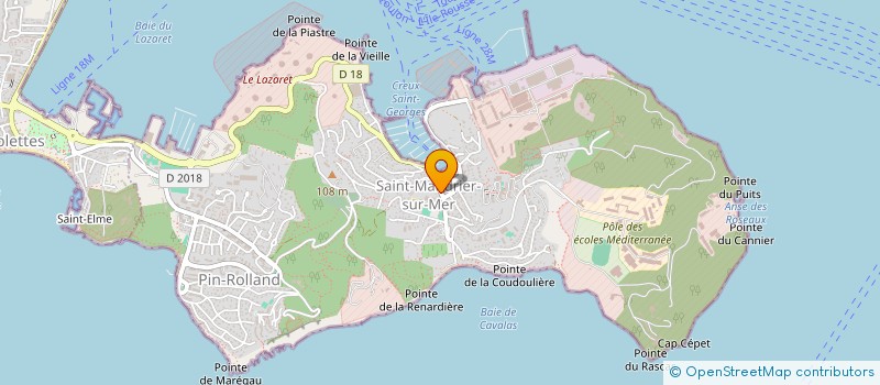 localisation de l'entreprise FONTANA  SAINT MANDRIER SUR MER