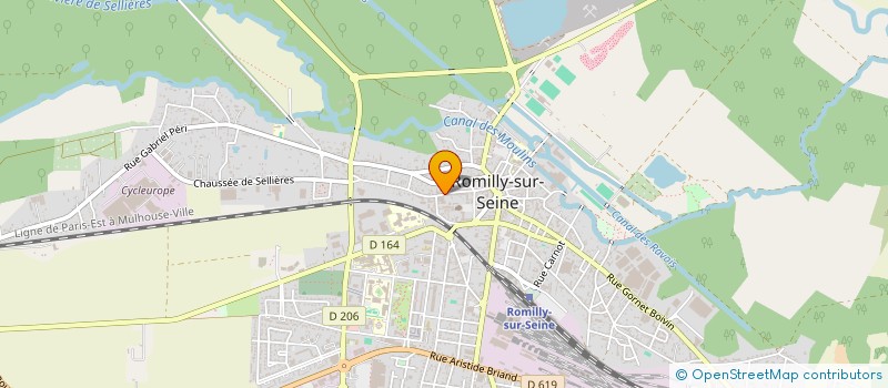 localisation de l'entreprise FONTANA MULLER à ROMILLY-SUR-SEINE