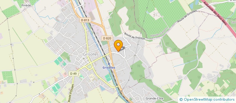 localisation de l'entreprise FONTANAS  GRISOLLES