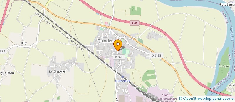 localisation de l'entreprise FONTANEL  QUINCIEUX