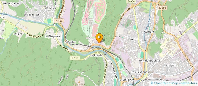 localisation de l'entreprise FONTANES  SAINT-MARTIN-DE-VALGALGUES