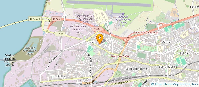 localisation de l'entreprise FONTANIE SARL  LA ROCHELLE