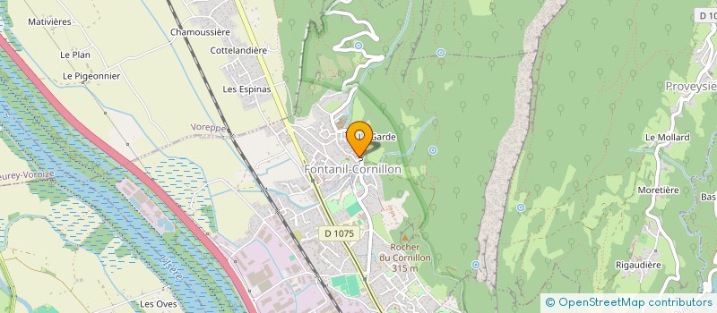 localisation de l'entreprise FONTANIL TRIATHLON  FONTANIL-CORNILLON