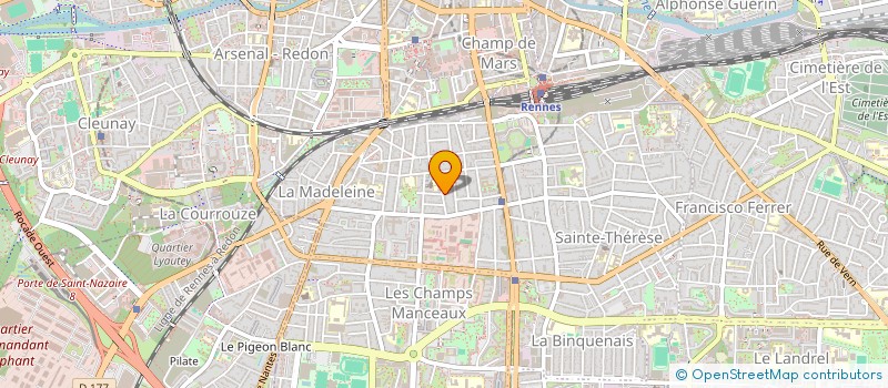 localisation de l'entreprise FONTANILLES  RENNES
