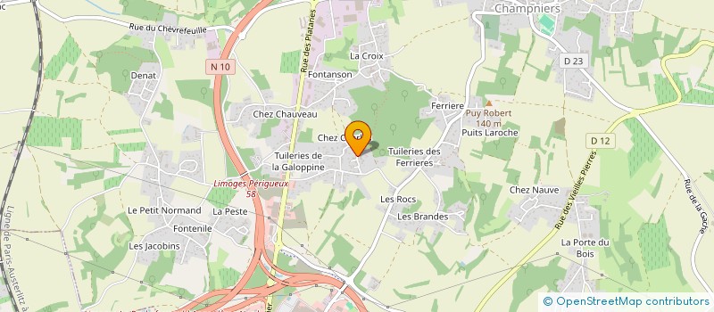 localisation de l'entreprise FONTANSON à CHAMPNIERS
