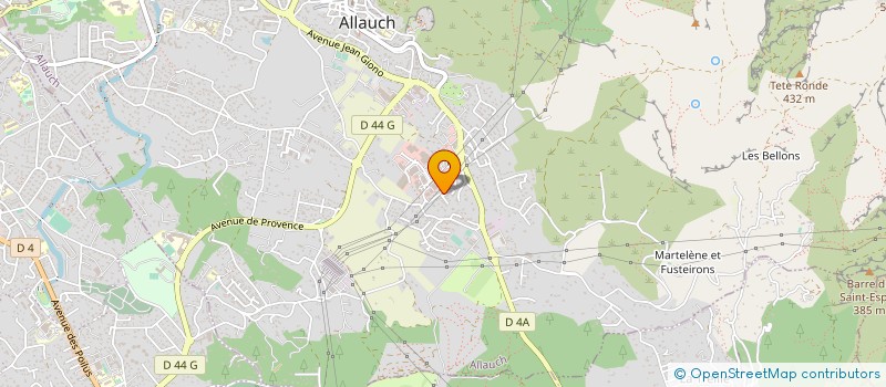 localisation de l'entreprise FONTAROME à ALLAUCH