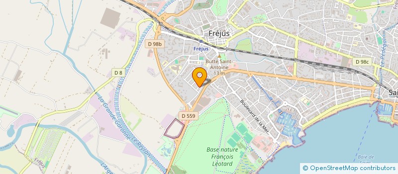 localisation de l'entreprise FONTAROSA à FREJUS