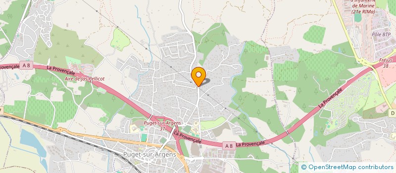 localisation de l'entreprise FONTAROSA IMMOBILIER II  PUGET-SUR-ARGENS