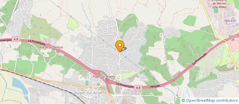 localisation de l'entreprise FONTAROSA INVEST  PUGET-SUR-ARGENS