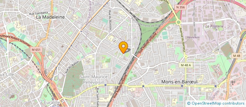 localisation de l'entreprise FONTAVERGNON à LILLE