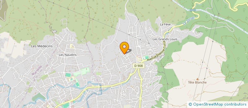 localisation de l'entreprise FONTCOMBE  ALLAUCH