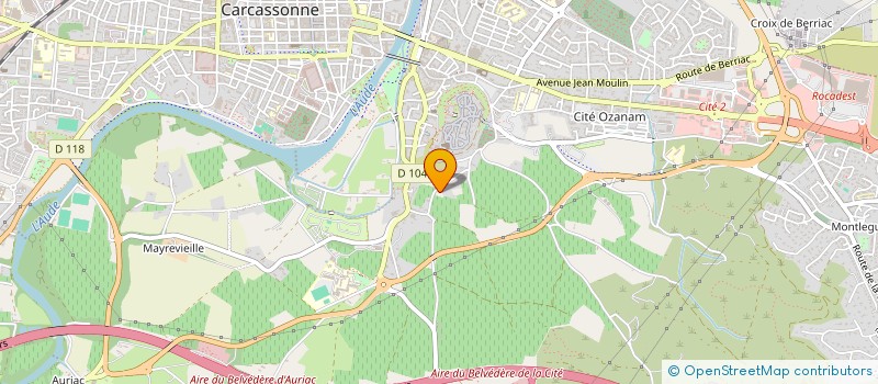 localisation de l'entreprise FONTEGRANDE à CARCASSONNE