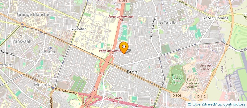 localisation de l'entreprise FONTEIRA à BRON