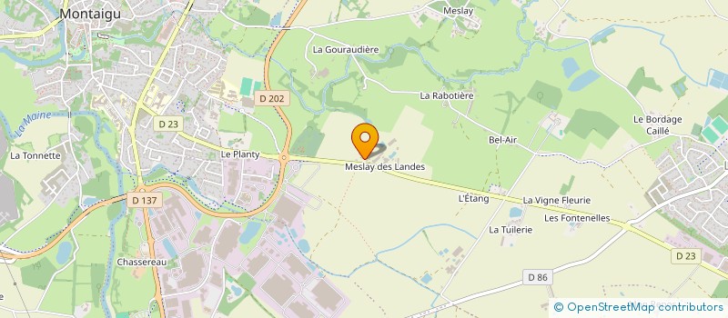localisation de l'entreprise FONTELANDE à MONTAIGU-VENDEE
