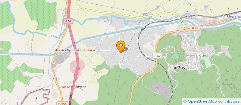 localisation de l'entreprise FONTELECT  MEYRARGUES