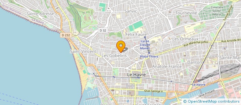 localisation de l'entreprise FONTENAY  LE HAVRE