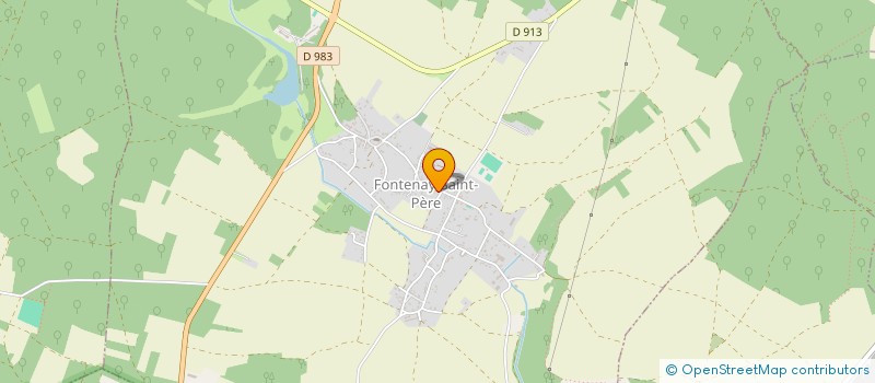 localisation de l'entreprise FONTENAY AMITIES  FONTENAY-SAINT-PERE