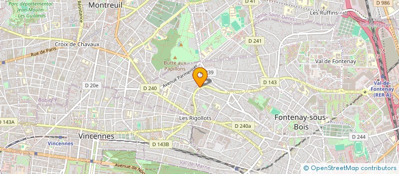localisation de l'entreprise FONTENAY ANIMATION à FONTENAY-SOUS-BOIS