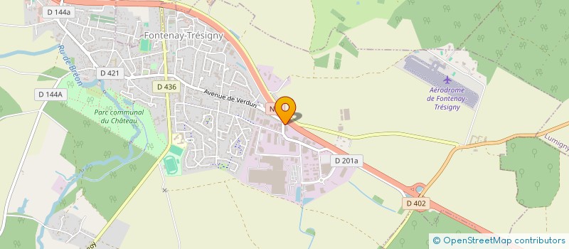 localisation de l'entreprise FONTENAY AUTO CONTROLE à FONTENAY-TRESIGNY
