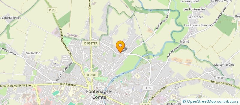 localisation de l'entreprise FONTENAY DISTRIBUTION à FONTENAY-LE-COMTE