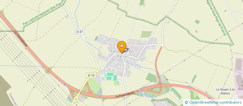 localisation de l'entreprise FONTENAY FOOTBALL CLUB  FONTENAY-EN-PARISIS