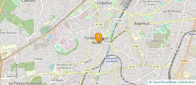 localisation de l'entreprise FONTENAY IMMOBILIER à FONTENAY-AUX-ROSES