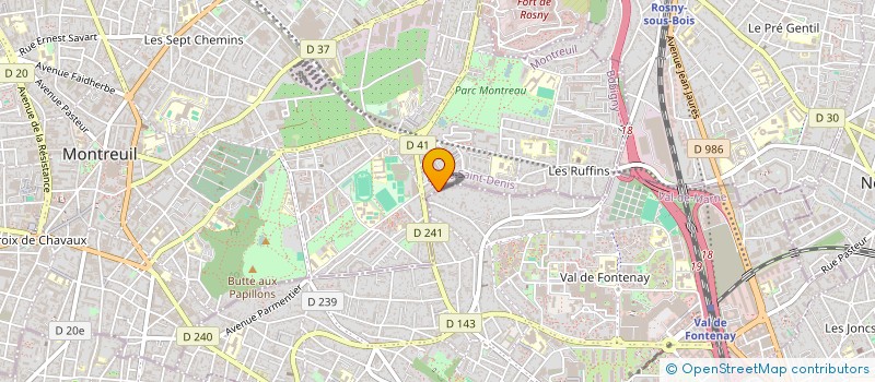 localisation de l'entreprise FONTENAY IMMOBILIERS à FONTENAY-SOUS-BOIS