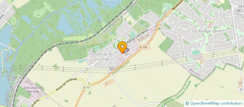 localisation de l'entreprise FONTENAY INDUSTRIES à FONTENAY-LE-VICOMTE