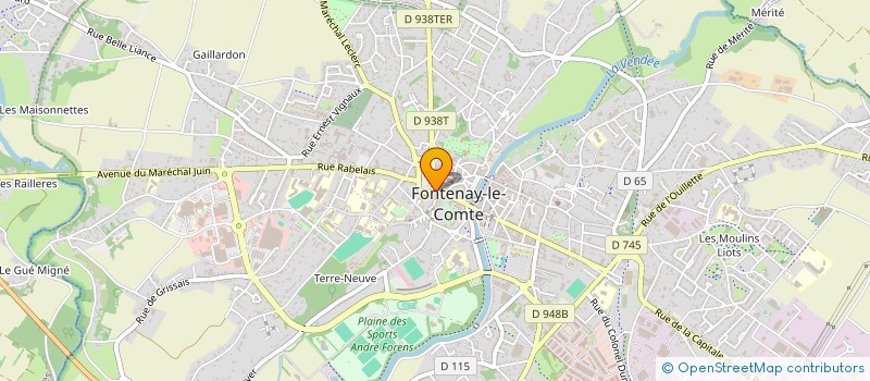 localisation de l'entreprise FONTENAY LOVE CHICKEN à FONTENAY-LE-COMTE