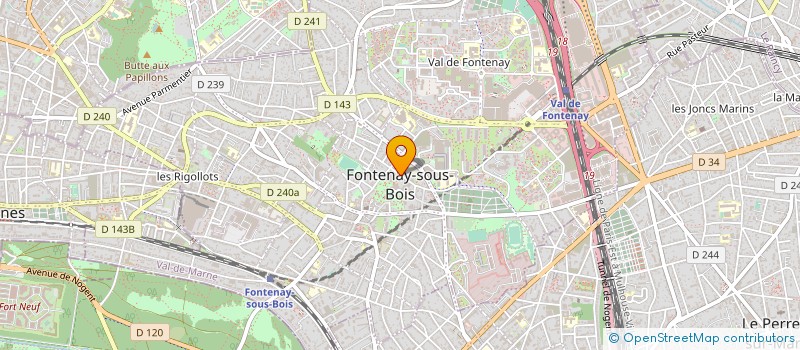 localisation de l'entreprise FONTENAY NOTRE VILLE à FONTENAY-SOUS-BOIS