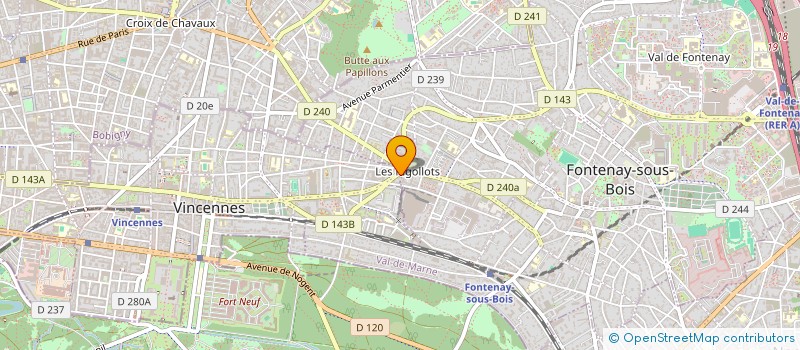 localisation de l'entreprise FONTENAY-SOUS-BIO à VINCENNES