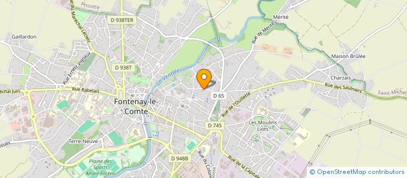 localisation de l'entreprise FONTENAY VTT à FONTENAY-LE-COMTE