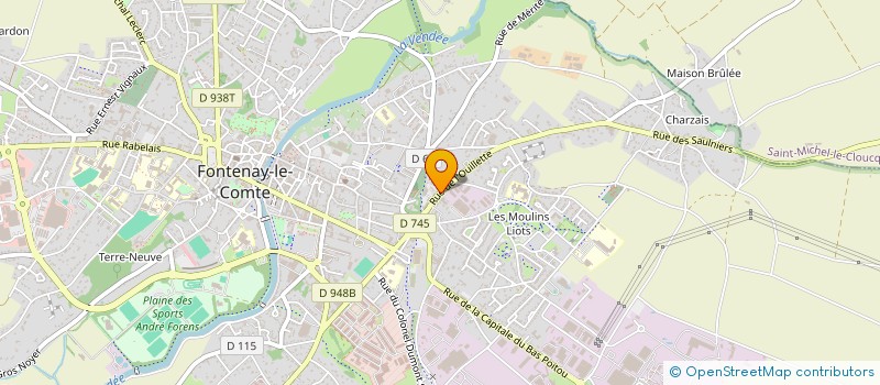 localisation de l'entreprise FONTENEL à FONTENAY-LE-COMTE
