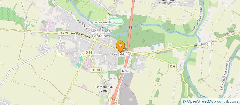 localisation de l'entreprise FONTENELLE à PUYREAUX
