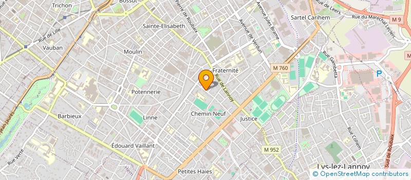 localisation de l'entreprise FONTENOY IMMOBILIERE  ROUBAIX